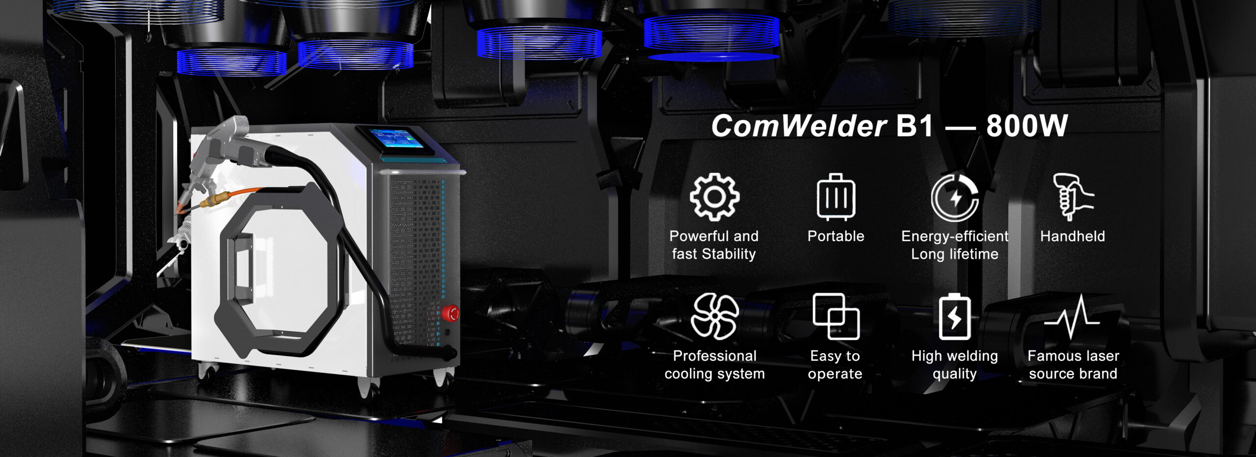 ComWelder B1 800W Air cooling handheld Laser Welding Machine scaled
